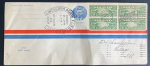 1928 St Louis MO USA Lindbergh Flight Airmail Cover To Chicago IL Early CAM 2
