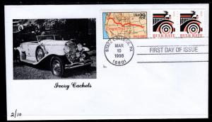 US 2905 Car Ivory U/A FDC
