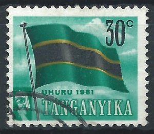 Tanganyika 1961 - 30c Independence - SG112 used