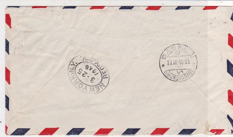 Suriname 1946 Paramaribo Registered Stamps Cover  ref 22338