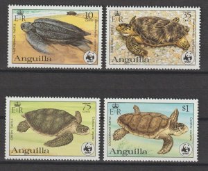 ANGUILLA 1983 WWF SG 560/3 MNH