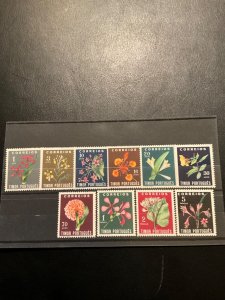 Stamps Timor Scott #260-9 never hinged