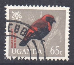 Uganda Scott 104 - SG120, 1965 Birds 65c used