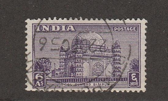 1949 - 1951 India Collection of Five Used Stamps