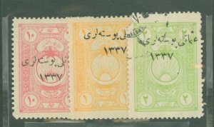 Turkey in Asia #49-51 Unused