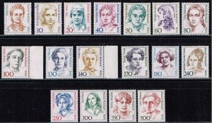 Germany 1989,Sc.#9N516 and more MNH Famous Women, complete set