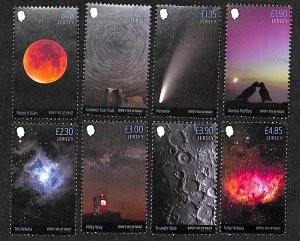Jersey 2025, Night skies 8v, MNH