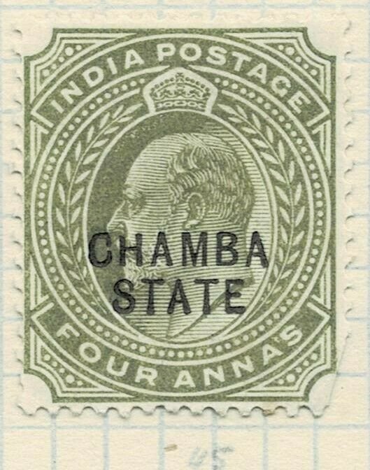 india chamba states- sg 35 -  lmm 