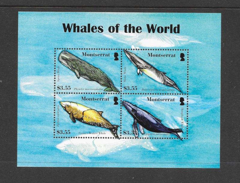 WHALES - MONTSERRAT #1198  MNH