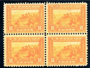 Scott 400 OG MNH FVF US 1913 Panama-Pacific Block SCV $1,100+