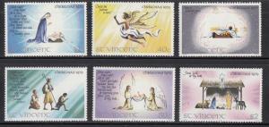 St Vincent Scott #587-592 MNH