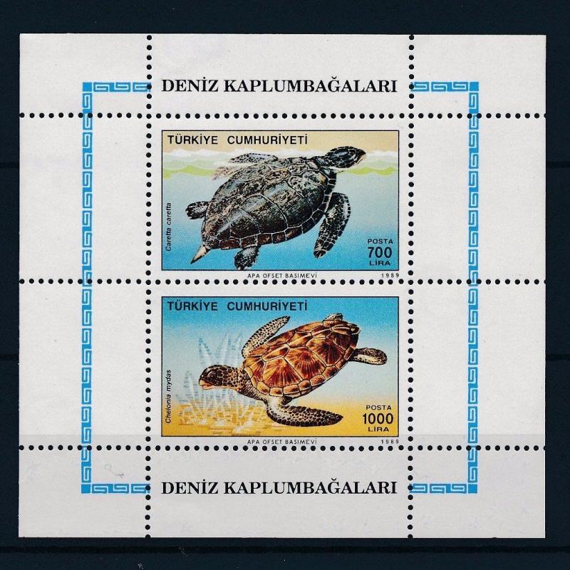 [34888] Turkey 1989 Marine Life Turtle MNH Sheet