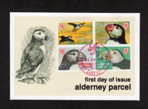 ALDERNEY PARCEL: 2007 PUFFINS FIRST DAY CARD