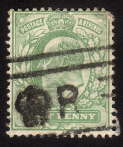 1904, Great Britain 1/2p, Used, King Edward VII, Sc 143
