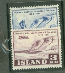 Iceland #271-2  Single (Complete Set)