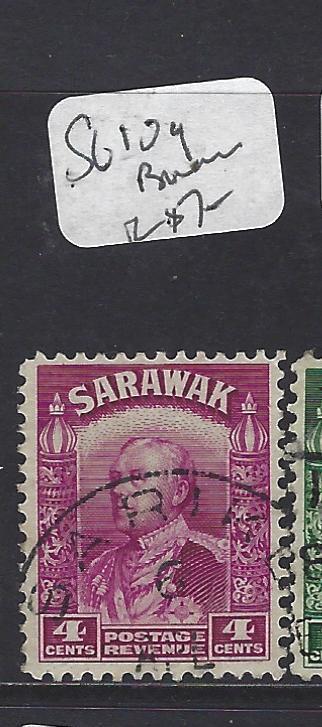 SARAWAK  (PP3010B)  4C BROOKE  SG 109   BARAM   VFU