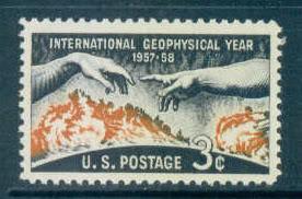 1107 3c Geophysical Year Fine MNH