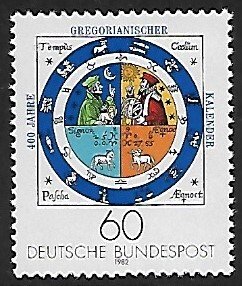Germany # 1383 - Gregorian Calendar -  MNH....[1982]