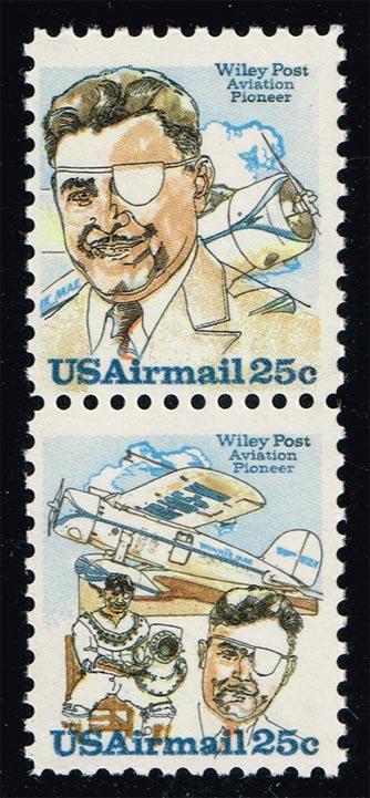 US #C95-C96 Wiley Post Se-tenantPair; MNH (1.80)