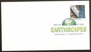 US 4710a Earthscapes Glacier and Icebergs DCP FDC 2012