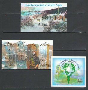 TURKEY: Lot TUR-08 /**GOOD LOT OF MODERN ISSUES**/ All  MNH.