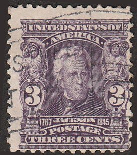 # 302 Bright Violet Used FAULT Andrew Jackson