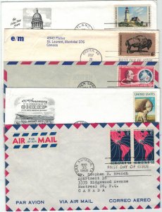 United States - Assortment of 10 First Day Covers