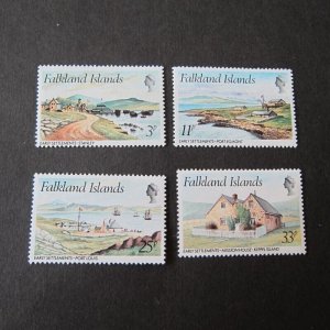 Falkland Islands 1980 Building Sc 310-313 set MNH