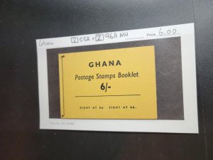 Ghana Booklet Scott #55a,96A Mint Never Hinged!