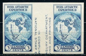 US #735a Horiz Pair Unused