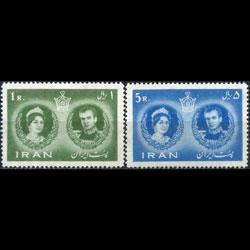 IRAN 1960 - Scott# 1164-5 King Set of 2 NH no gum
