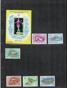 Romania Sc#3184-3189 M/NH/VF, Complete Set+Imperf Souv. Sheet, Cv. $30.80