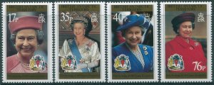 British Antarctic Territory 1996 SG270-273 70th Birthday QEII set MNH