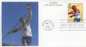 1996 Atlanta Olympics Decathlon (Scott 3068a) Mystic FDC