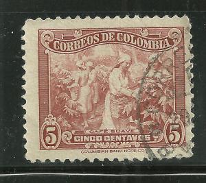 Columbia 499 Postally used Coffee Picking