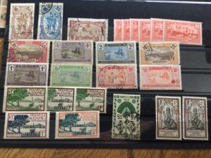 French Colonies mounted mint & used stamps duplication A12953