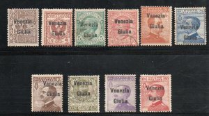 Austria / Italian Occupation - Sc# N20 - N29 MH & Used     /      Lot 0824230