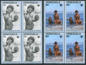 Venezuela 1215-1216 blocks/4.Mi 2129-2130. International Year of Child,IYC-1979.