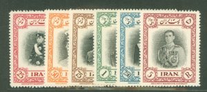 Iran #935-40 Mint (NH) Single (Complete Set) with APEX Cert
