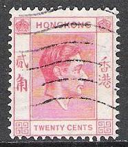 Hong Kong #159B KG VI Used