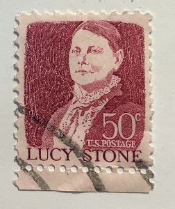 USA 1968 Scott 1293 used - 50c,  Prominent Americans, Lucy Stone