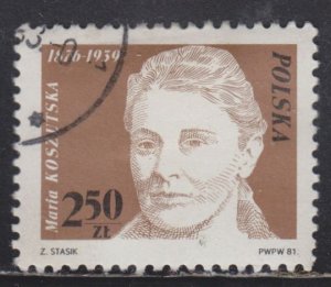 Poland 2485 Maria Koszutska 1981