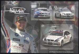 Thematic stamps GUERNSEY 2008 TOURING CARS MS1198 mint