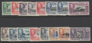 Falkland Islands, Scott 84-96 (SG 146/163), MLH