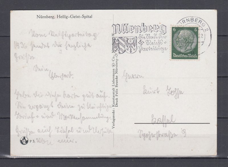 Third Reich Propaganda Postcard 1936