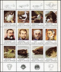 Argentina 1983 Sc 1456 Seal Albatross Penguin Bird CV $12.50