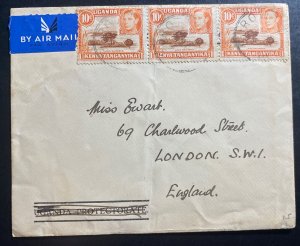 1938 Soroti Uganda British KUT Airmail Cover To London England