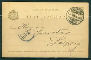 Hungary H & G # 29, pse postal card, used, issued 1902