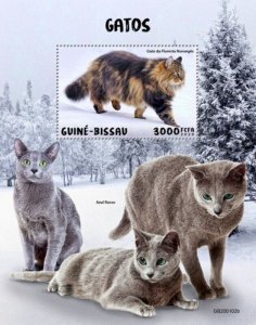 Guinea-Bissau - 2020 Cat Breeds on Stamps - Stamp Souvenir Sheet - GB200102b