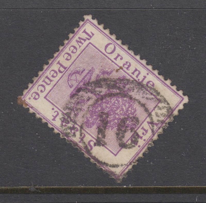 Orange Free State SG 49 used. 1883 2p pale mauve, nice Numeral 16 cancel, F-VF